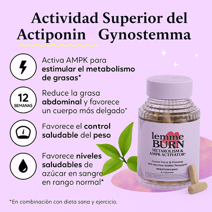 Lemme Burn - Aumenta metabolismo y Quema grasa + obsequio especial Ebook Digital 🎁