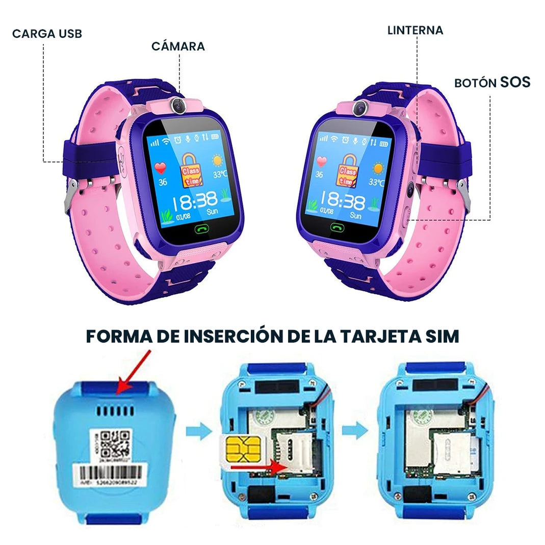 Reloj Inteligente para Niños con GPS - Imagen 2